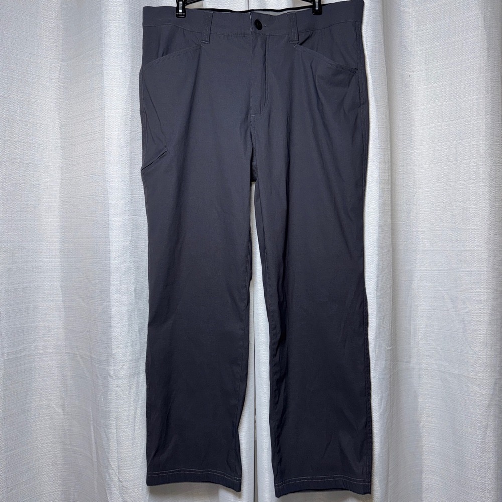 ALTERED? Orvis Mens 36x28? Performance Stretch Hiking Travel Pants Charcoal Gray